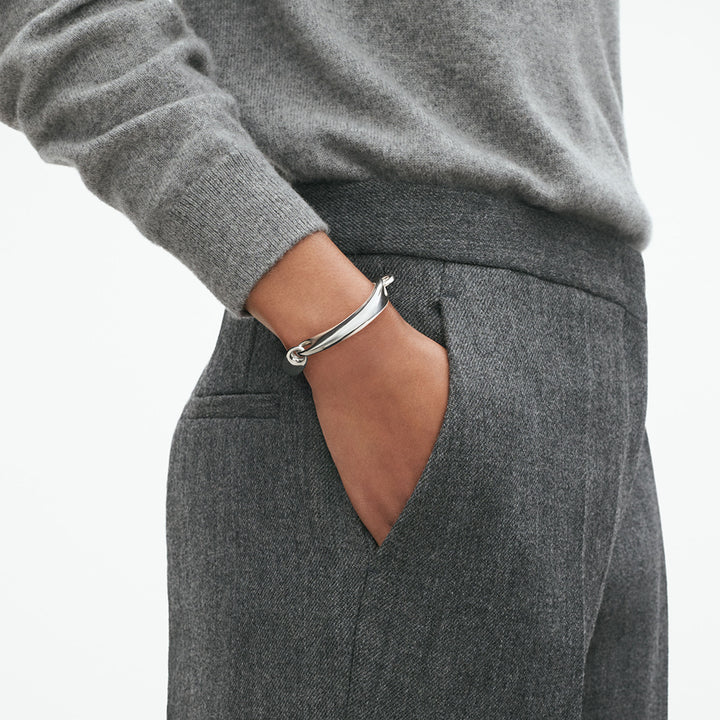 Reflect Silver Bangle