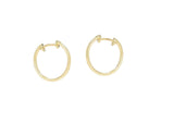 Alex 14K Gold Hoops