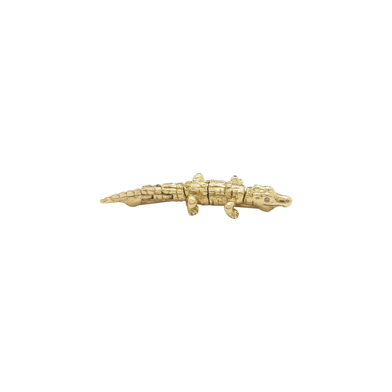 Alligator Convertible Earring with two pins