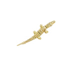 Alligator Convertible 18K Gold Earring