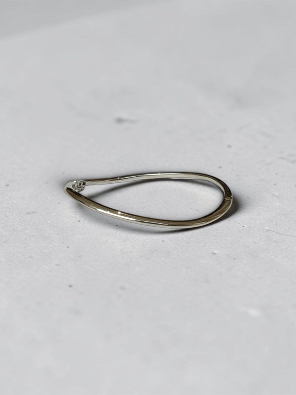 Allure Slim 14K White Gold Bangle