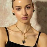 Lucia Gold Plated Necklace w. Zirconia