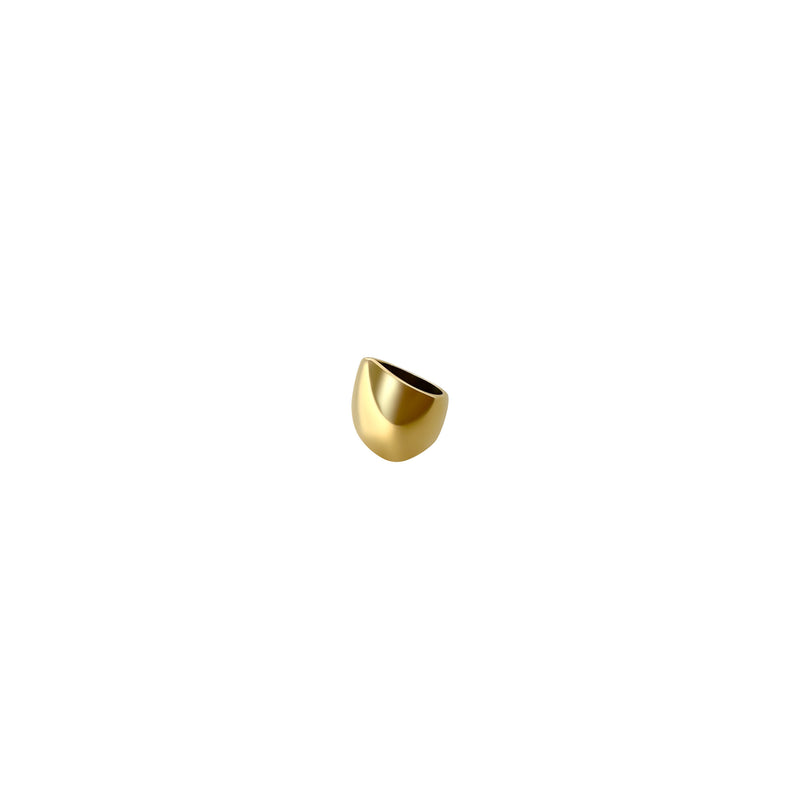 Chunky Dome 18K Gold Plated Ring