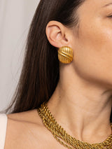 Chunky 18K Gold Plated Earrings