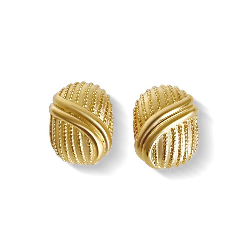 Chunky 18K Gold Plated Earrings