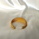 Mesh 18K Gold Plated Bangle