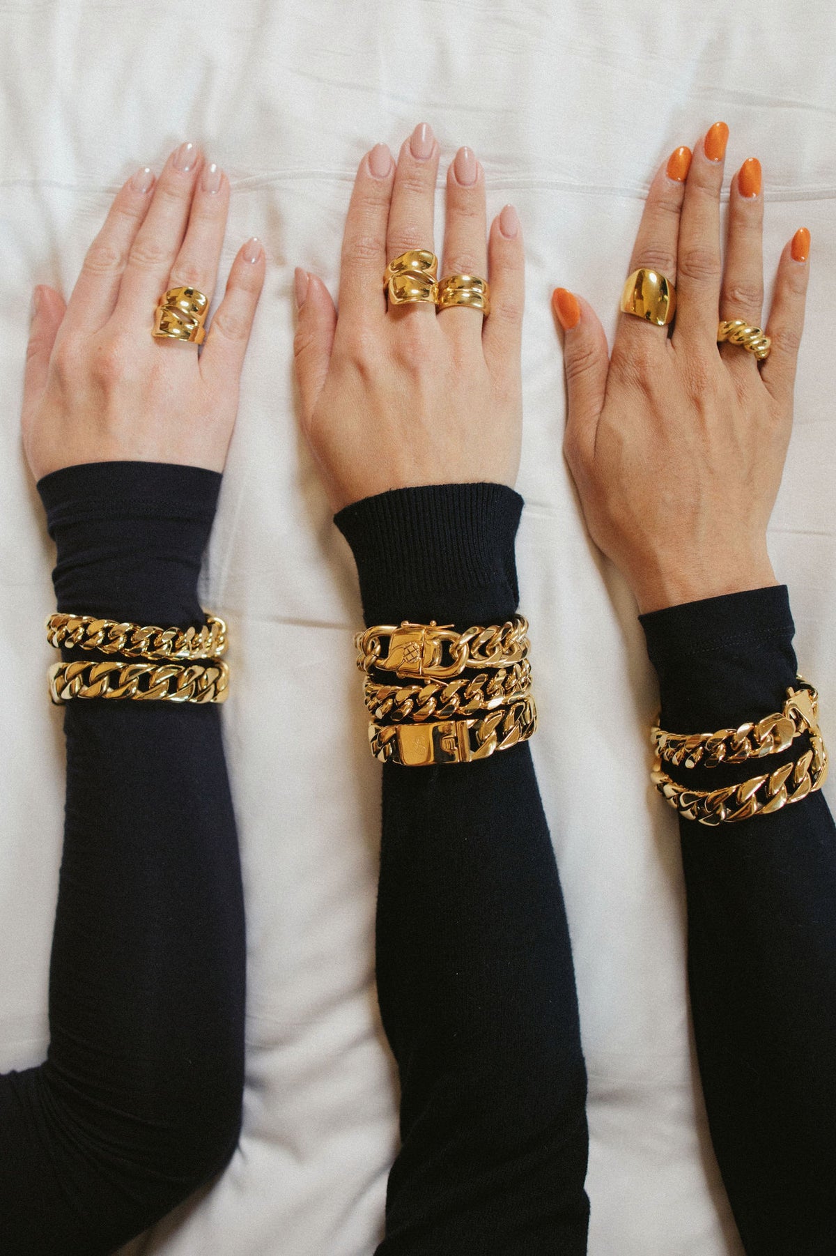 Kette Link Armband 18K vergoldet