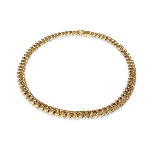 Mini Chain Link 18K Gold Plated Necklace