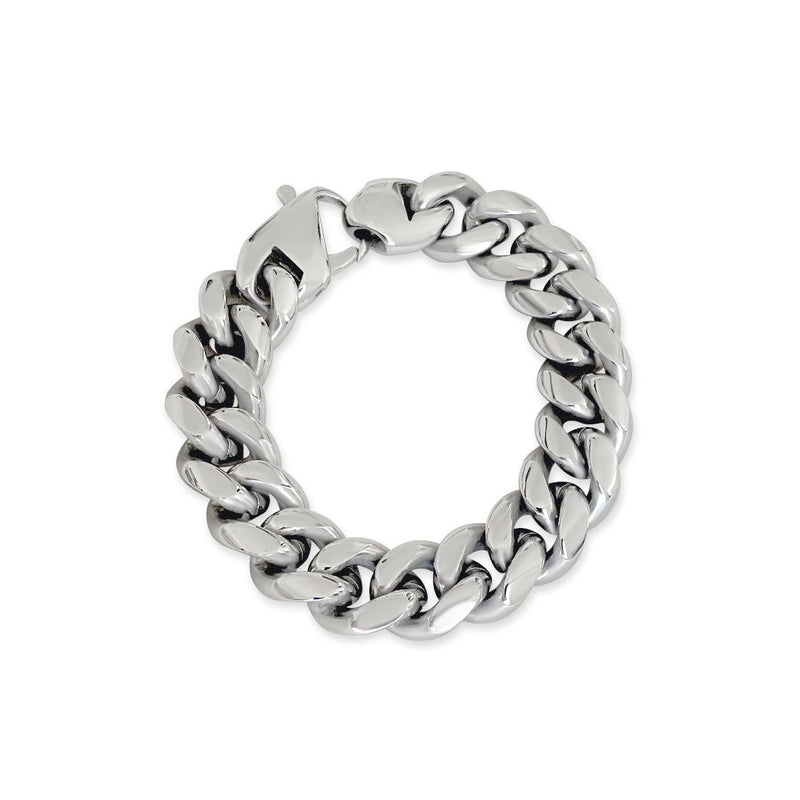 Chain Link Rustfrit stål Armbånd
