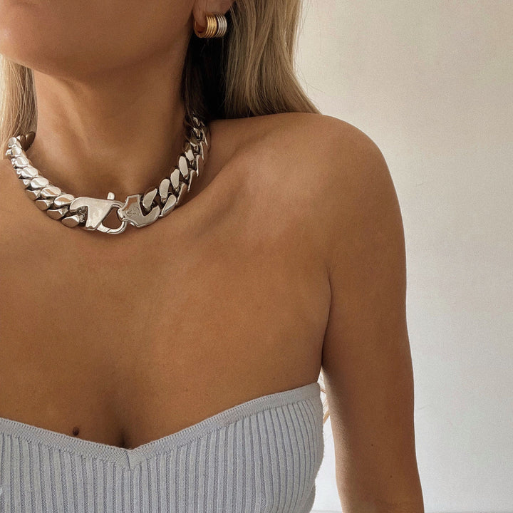 Chunky Cuban Kobber Halskæde