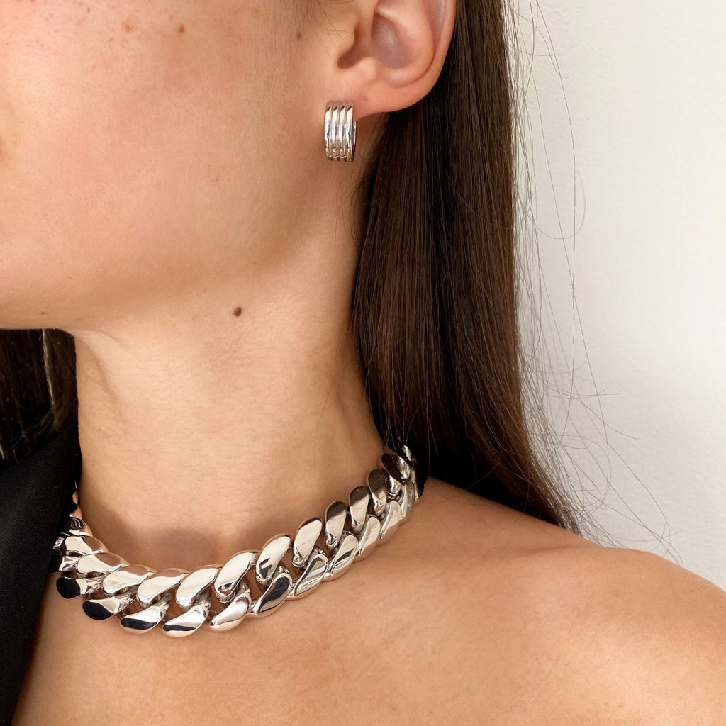 Chunky Cuban Copper Necklace