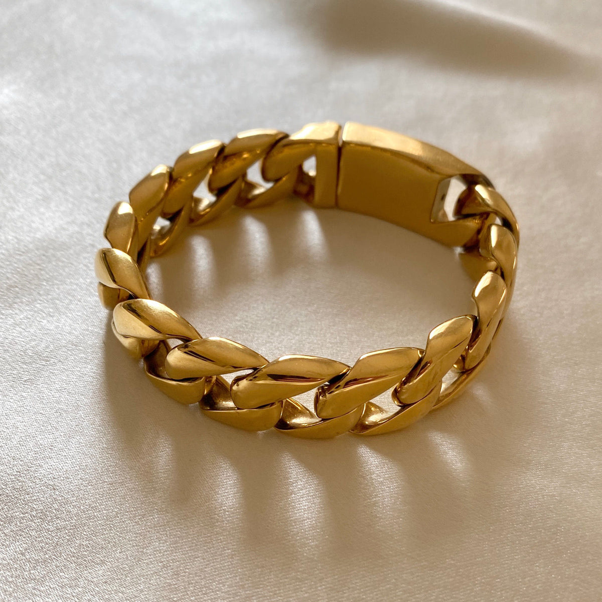 Chunky Chain 24K Forgyldt Armbånd