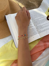 Sunny Eldorado Armband I Vergoldet I Multicolor Schmuckperlen