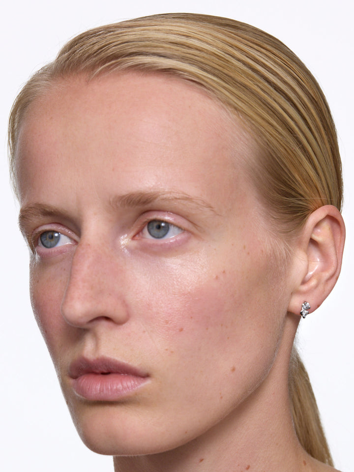 Arctic Small Silver Stud w. Zirconia