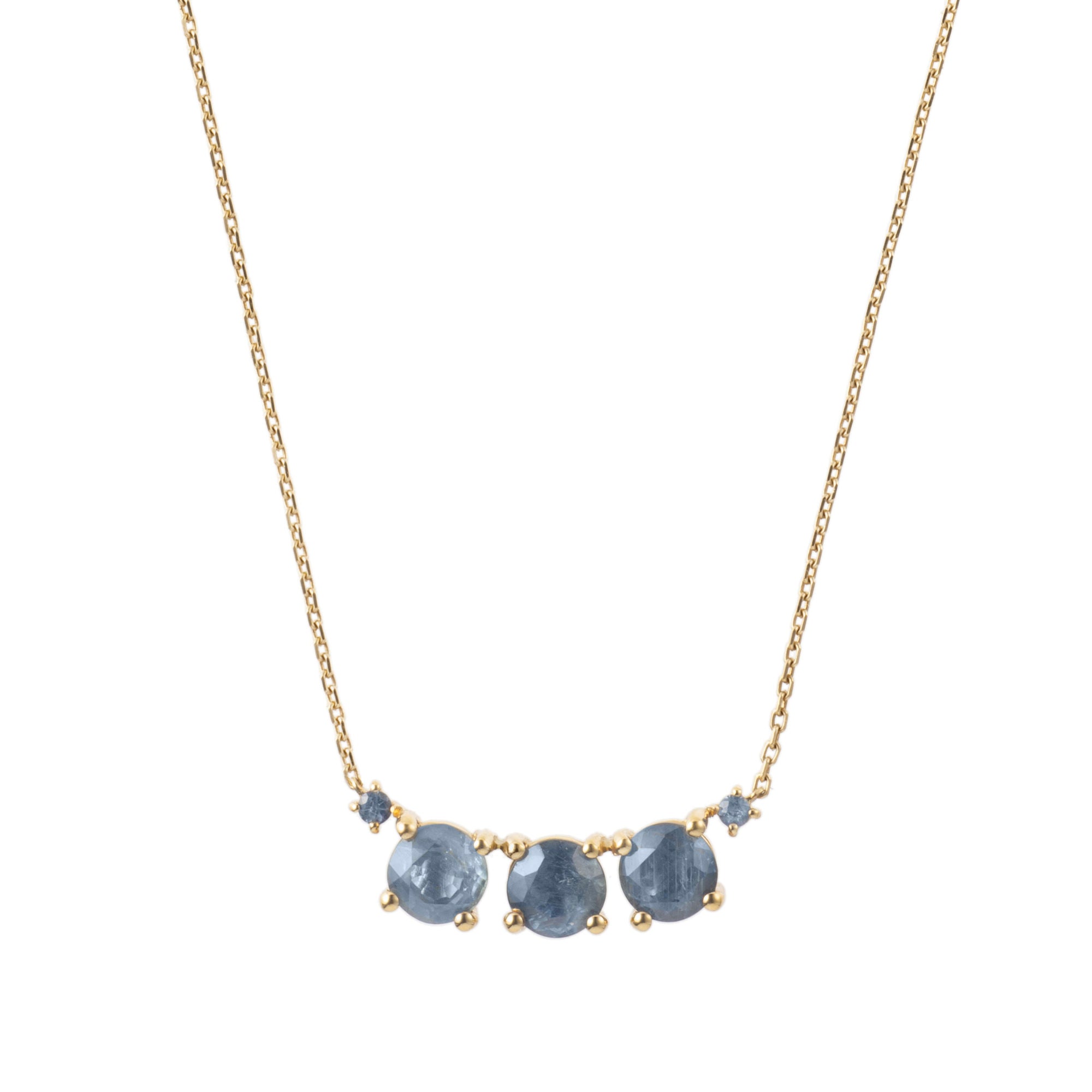 Artisia 18K Gold Necklace w. Sapphires