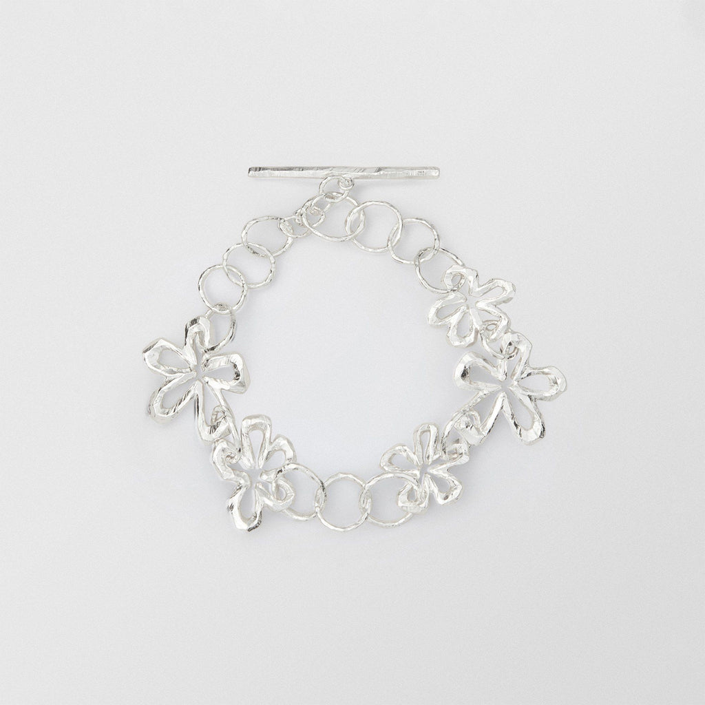 Swedish Summer Silver Bracelet