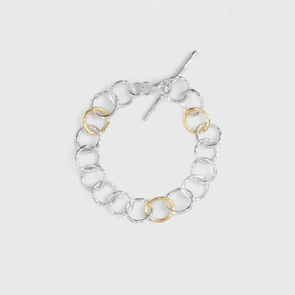 Ringo 18K Gold & Silver Bracelet