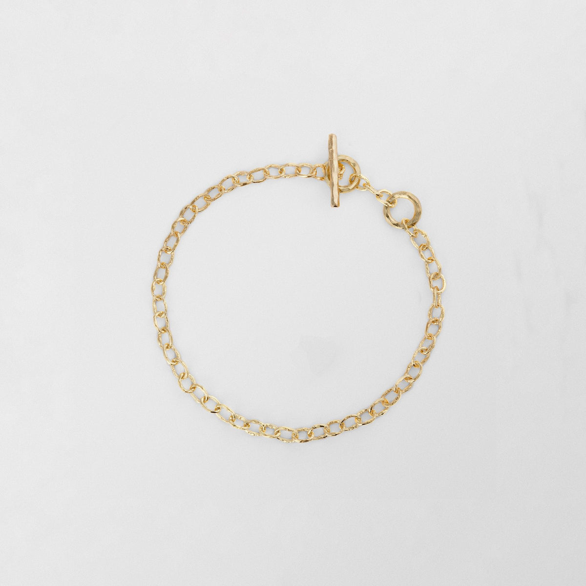 T - Chain 18K Gold Bracelet