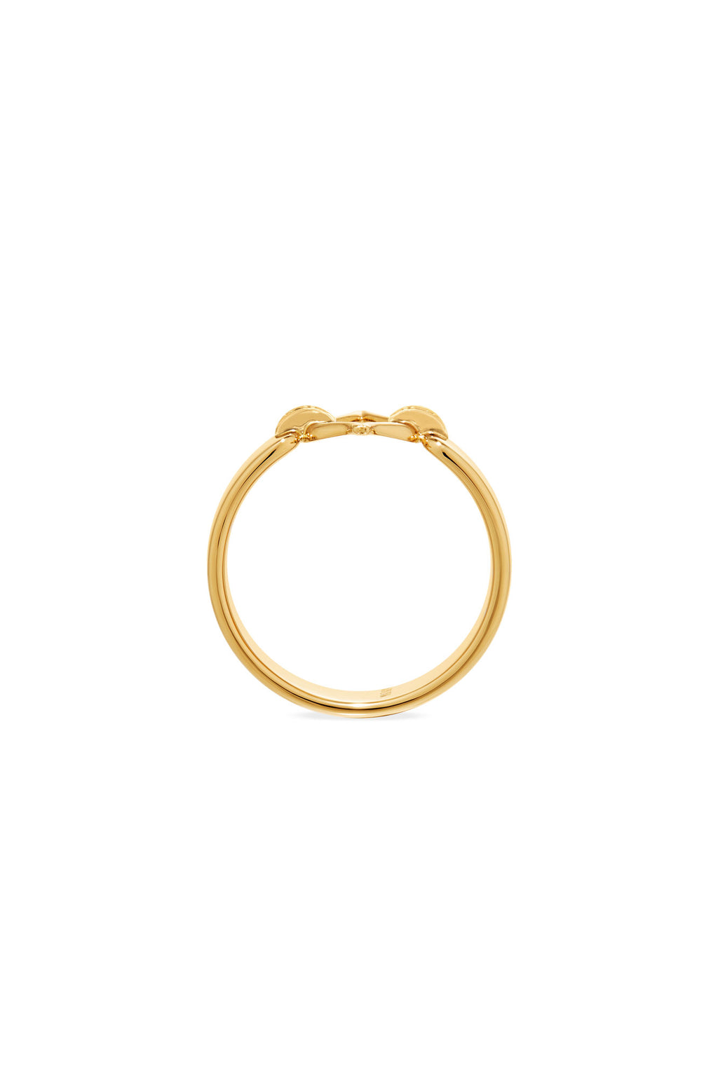 Eboris Corset Paved 18K Gold Ring w. Diamond