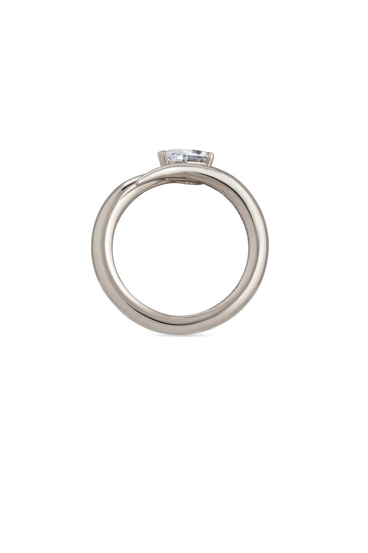 Eboris 18K Whitegold Ring w.Diamond