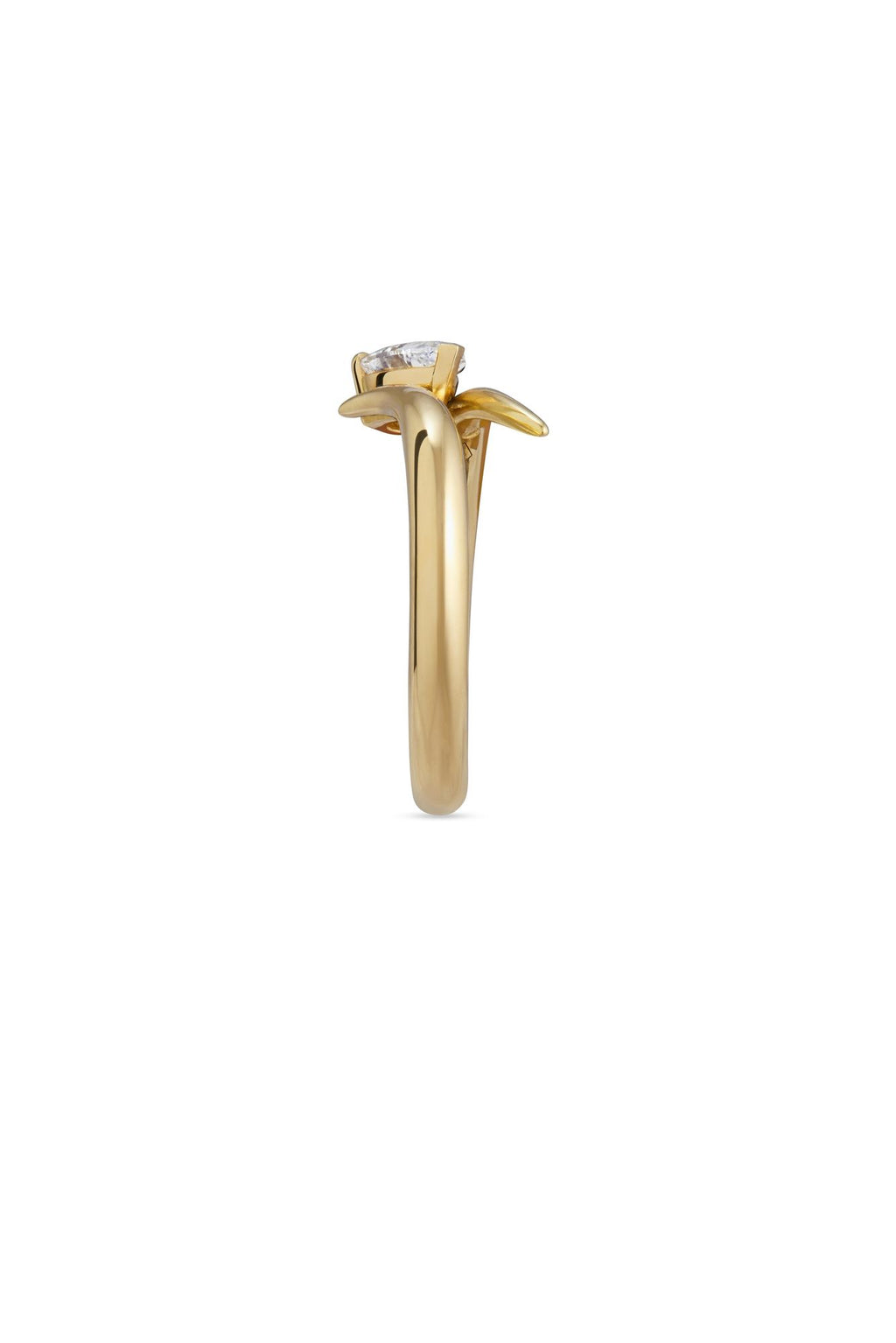 Eboris 18k Guld Ring m. Lab-Grown Diamant