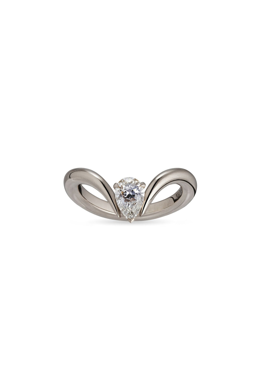 Eboris Duchess 18k Hvidguld Ring m. Lab-Grown Diamant