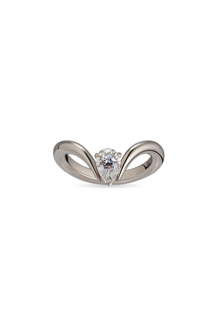 Eboris Duchess 18K Whitegold Ring w. Lab-Grown Diamond