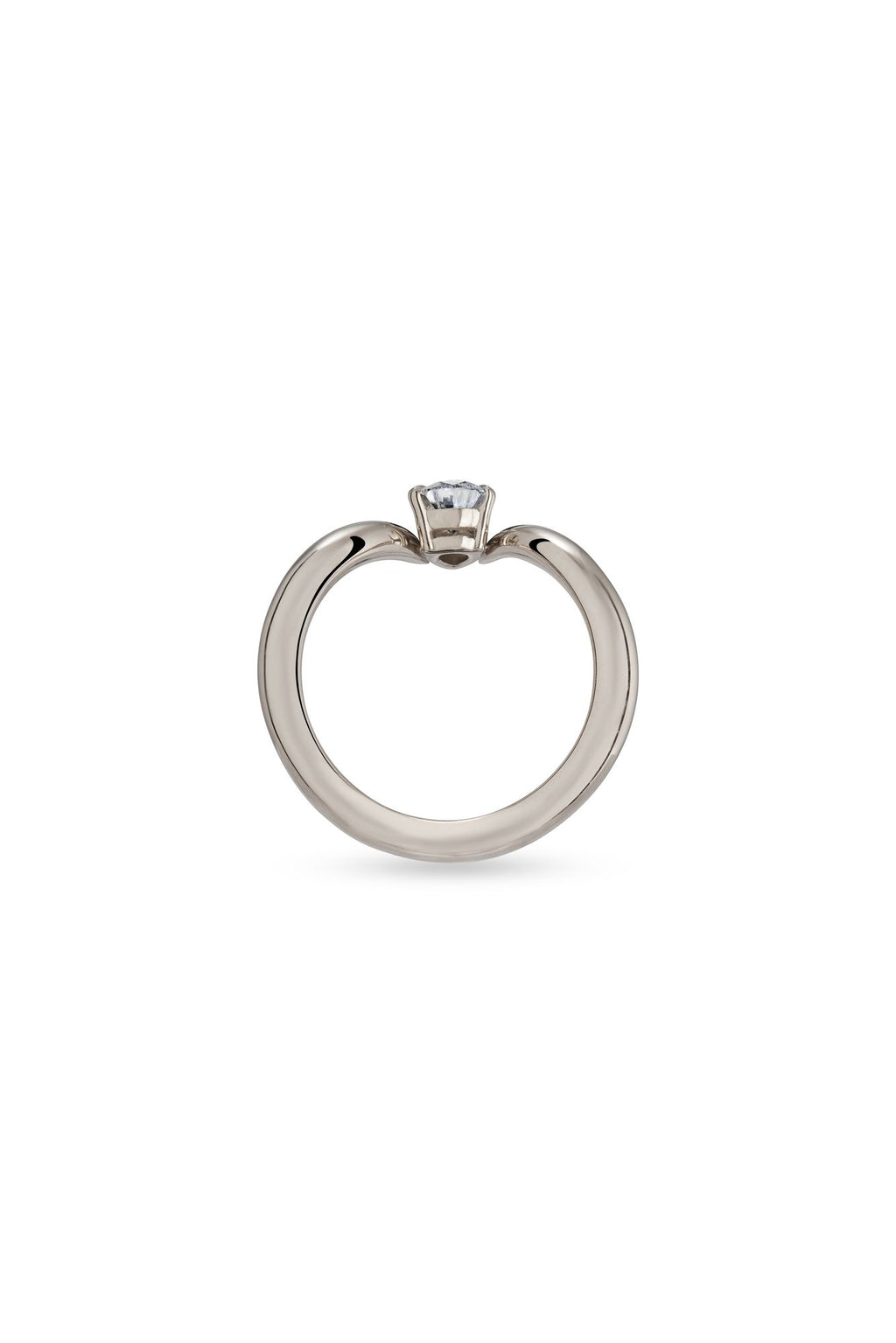 Eboris Duchess 18k Hvidguld Ring m. Lab-Grown Diamant