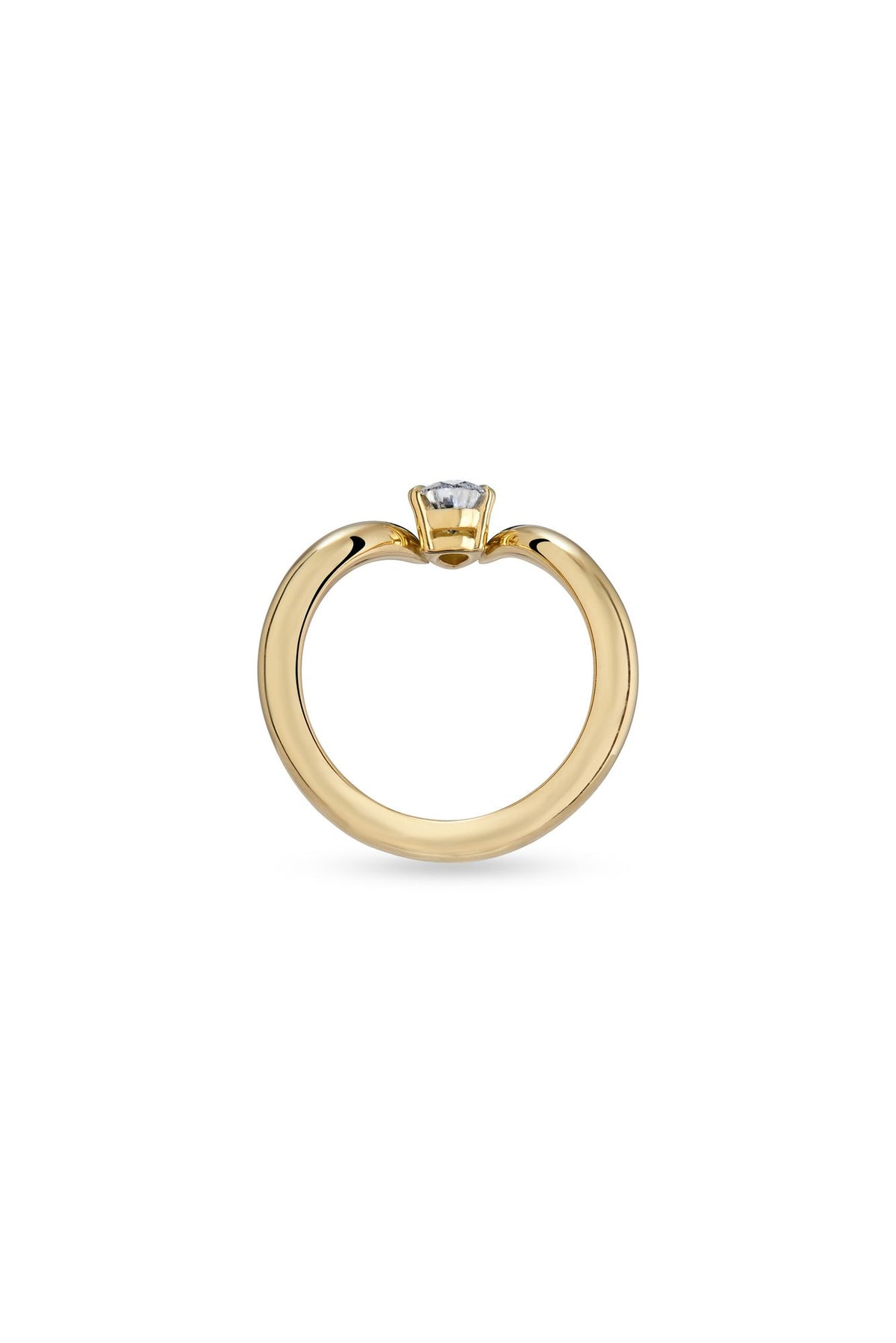 Eboris Duchess 18K Gold Ring w.Diamond
