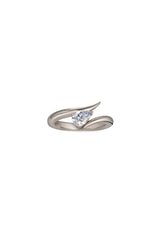 Eboris 18K Whitegold Ring w. Lab-Grown Diamond