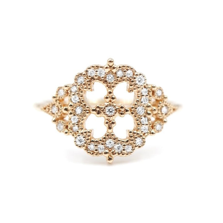 Starlite Greta 18K Gold Ring w. Diamonds
