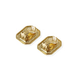 Belize Gold Plated Earrings w. Crystal