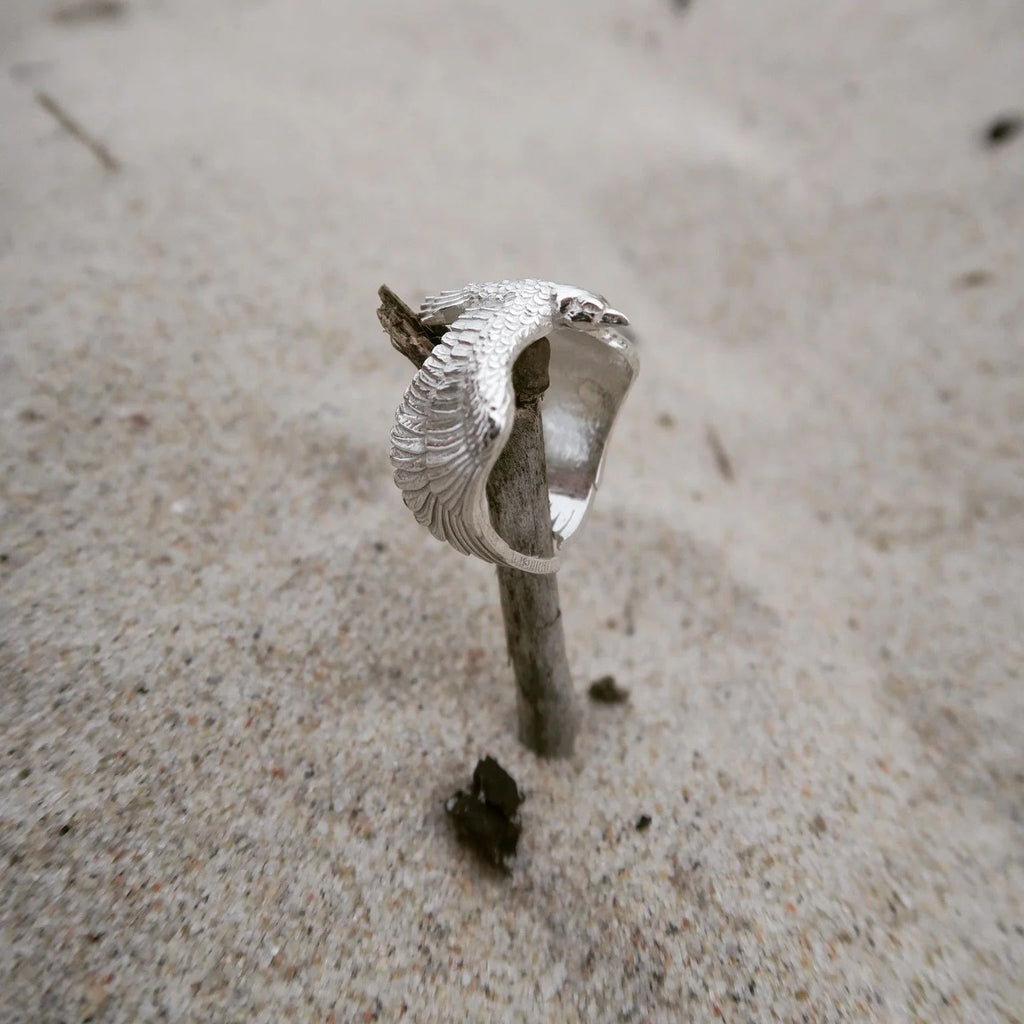 Raven Silver Ring