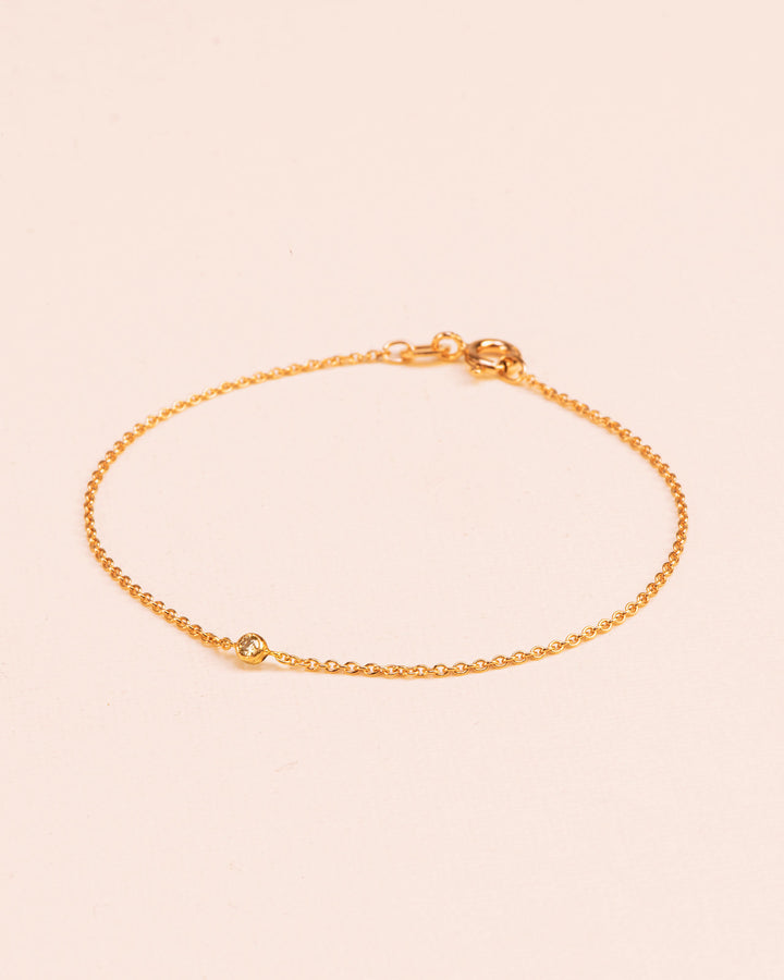 La fête des bêtes 18K Gold Bracelet w. Diamond