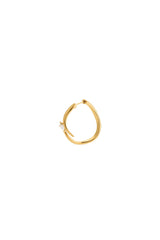 Eboris 18K Gold Hoops w. Diamond