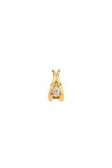 Eboris 18K Gold Ear Cuff w. Diamond