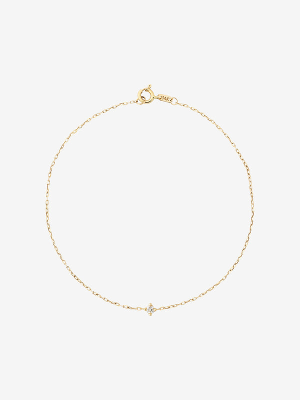 OUVERTURE | Diamant 0.04 14K Guld Armbånd m. Diamant