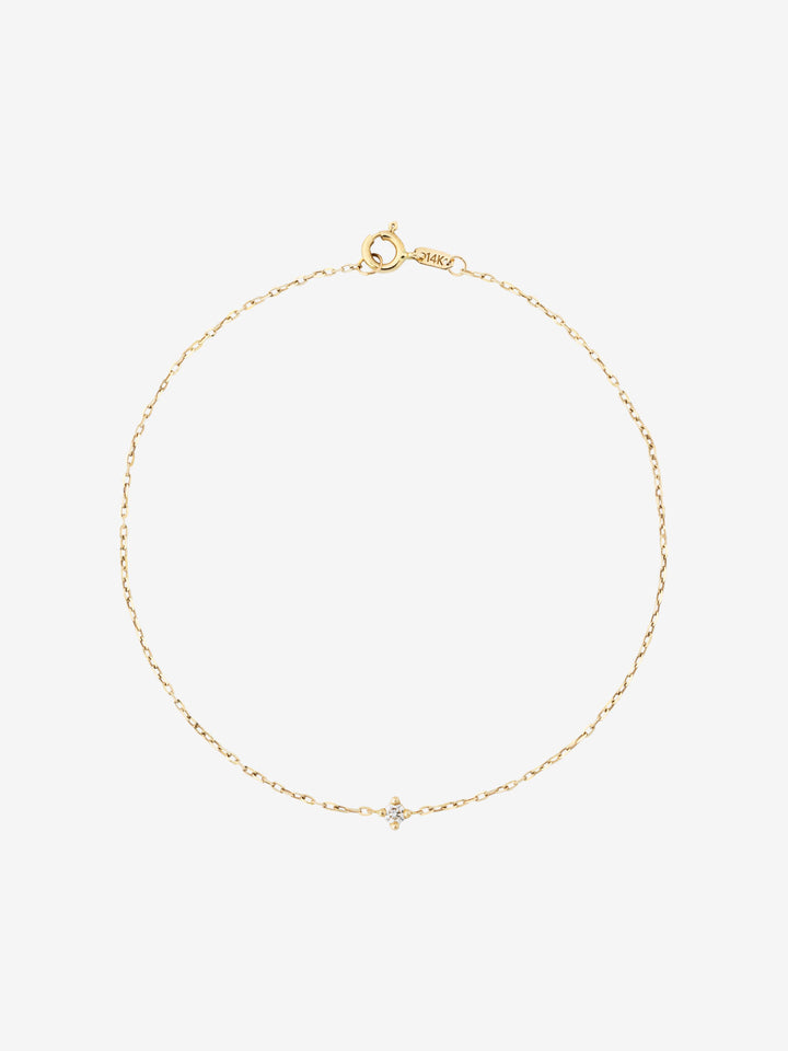 OUVERTURE | Diamond 0.04 14K Gold Bracelet w. Diamond