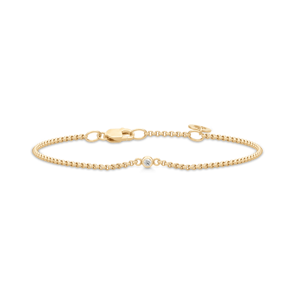 Fina Gold Plated Bracelet w. Zirconia