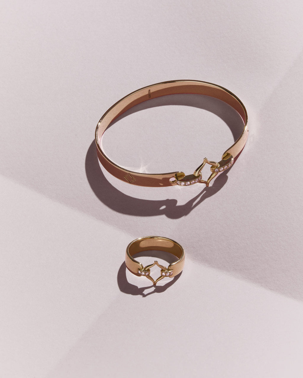 Eboris Corset Pave 18K Guld Armbånd m. Diamant