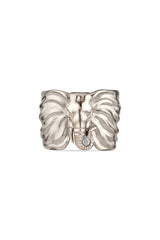 The Elephant 18K Whitegold Bangle w. Lab-Grown Diamond