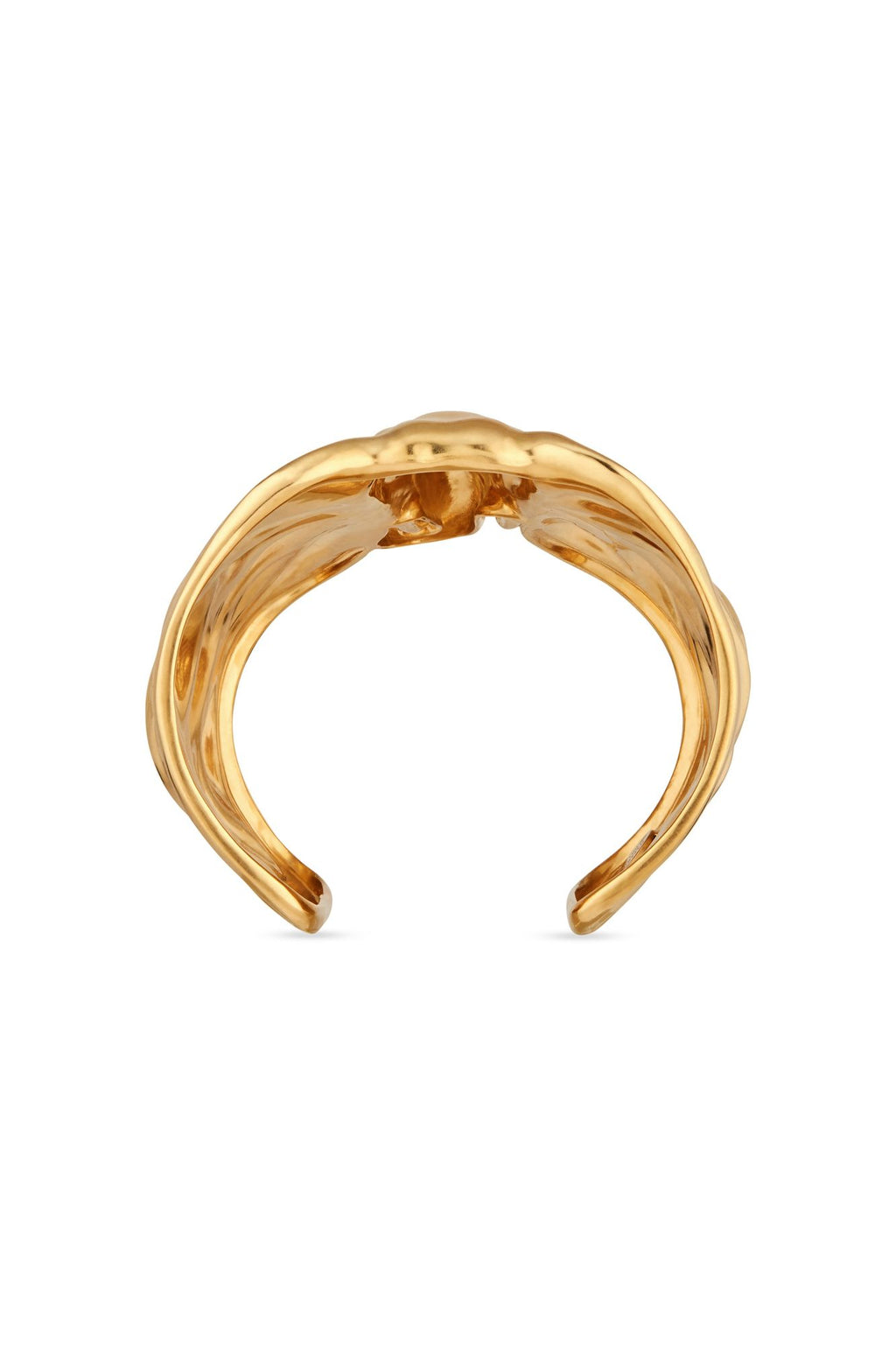 The Elephant 18K Gold Bangle w. Lab-Grown Diamond