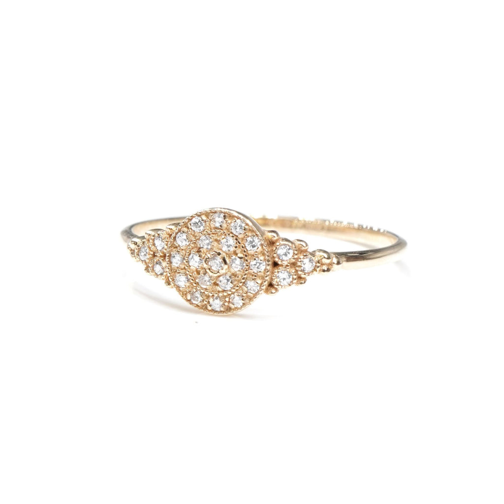 Susie Darling 18K Gold Ring w. Diamonds