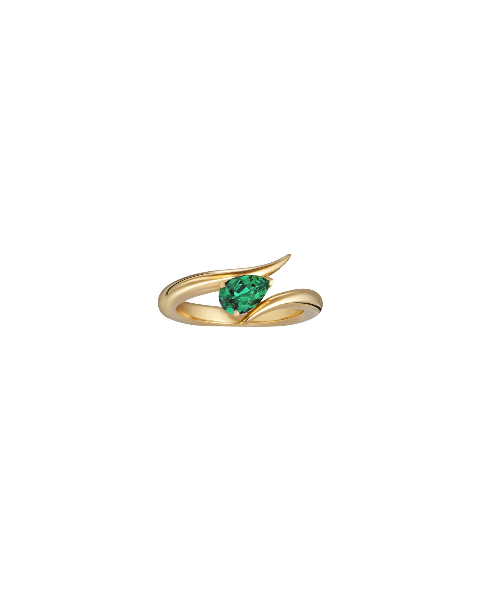 Eboris 18K Gold Ring w. Emerald