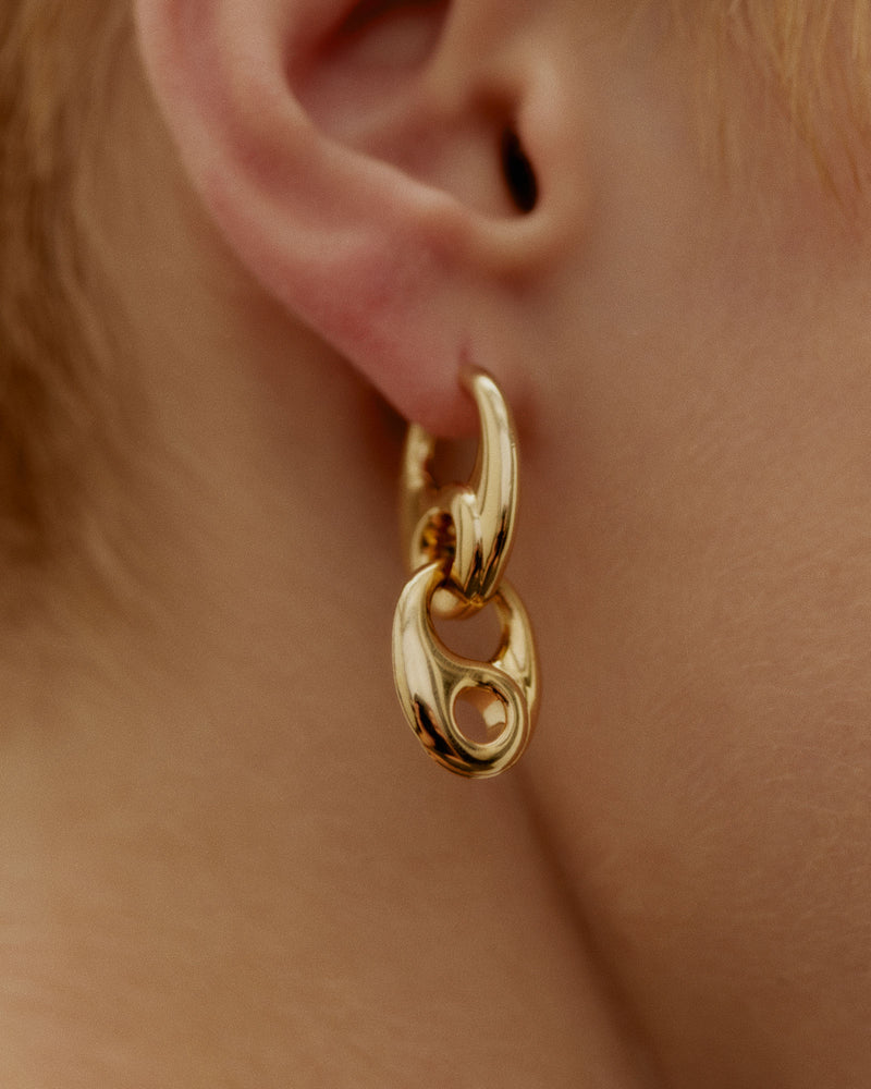 Ballroom Gold Plated Earring
