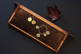 Large Sun Disc Hoop 18K Gold Earrings