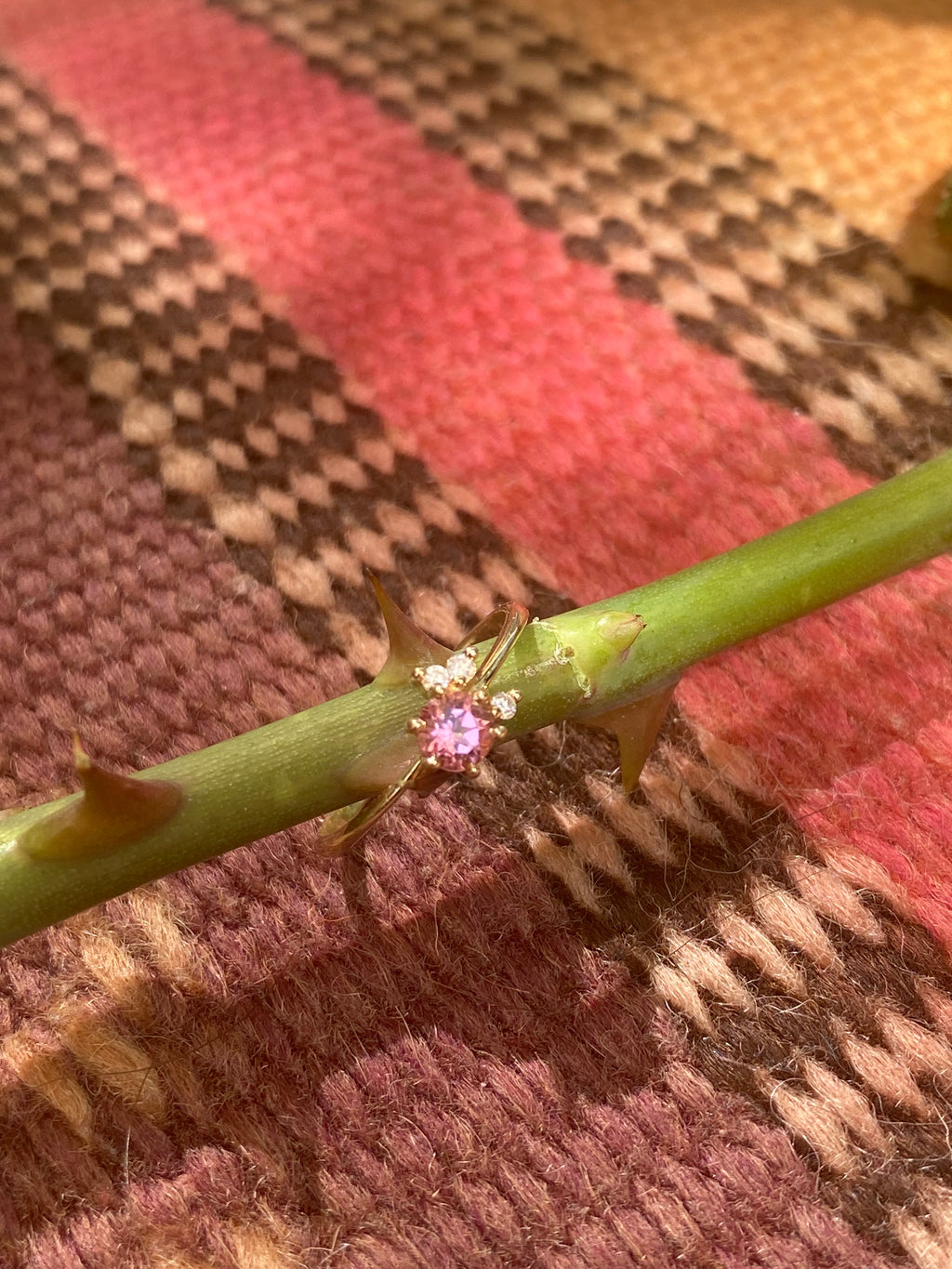 Your Way N°3 18K Gold Ring w. Tourmaline & Diamonds