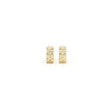 Better Together 14K Gold Hoops w. Diamonds
