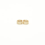 Better Together 14K Gold Hoops w. Diamonds