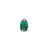 Mini Scarab Fly Wings 18K Gold & Silver Stud